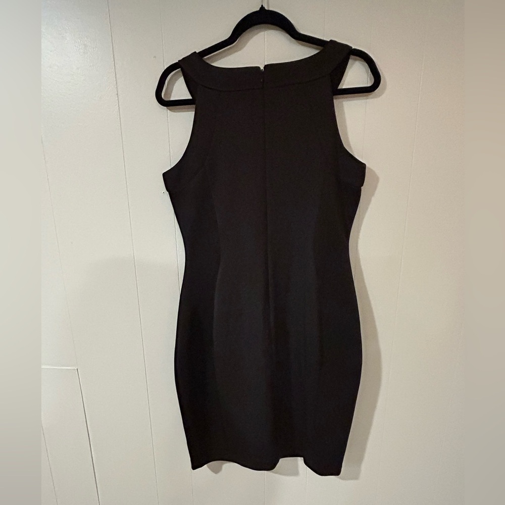 Melrose Chic Black Bodycon Dress Gold Stud Accents Size 10 Cocktail dress - Picture 9 of 9